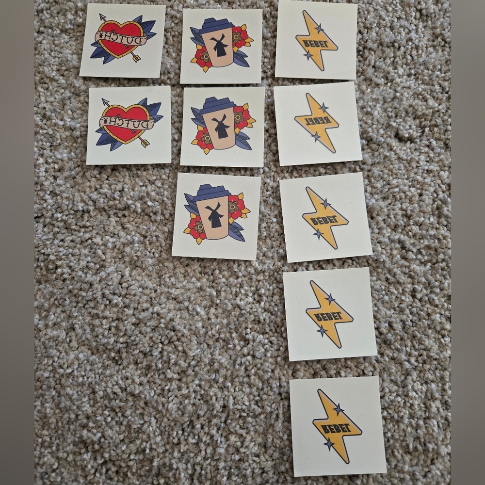 Dutch Bros Temporary Tattoos
